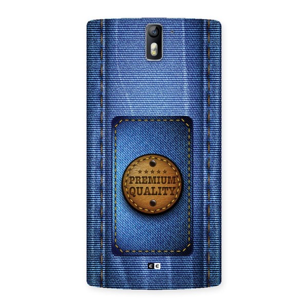 Premium Quality Denim Back Case for OnePlus One