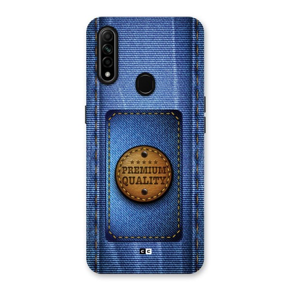 Premium Quality Denim Back Case for Oppo A31