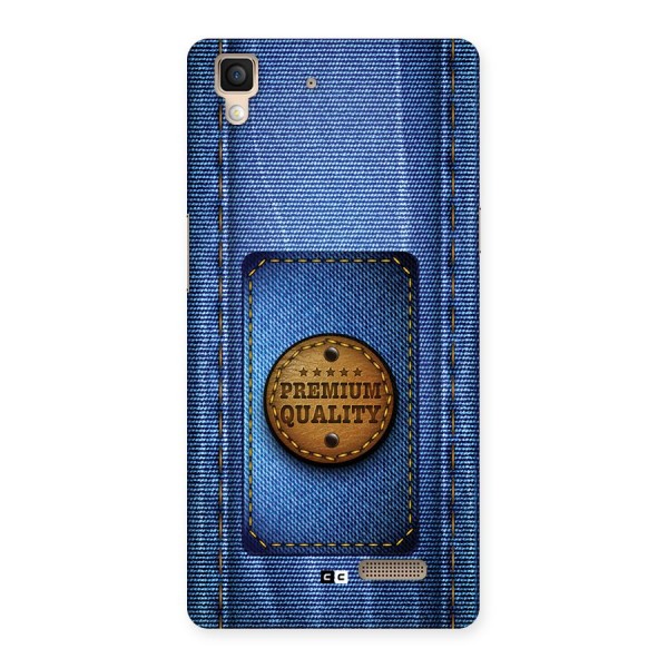 Premium Quality Denim Back Case for Oppo R7