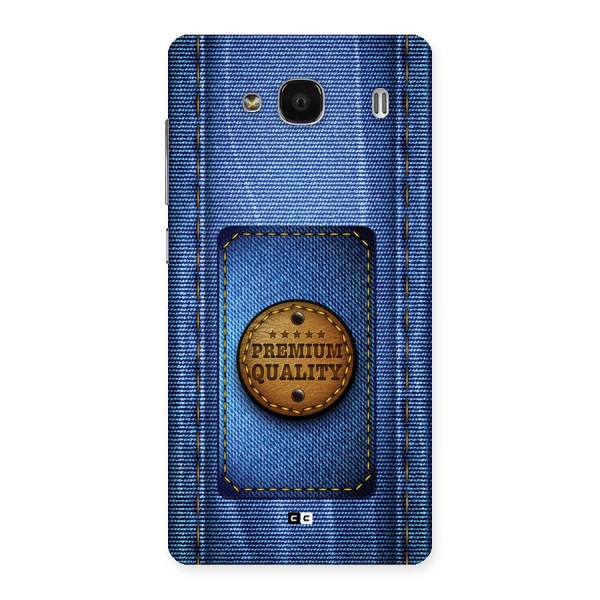 Premium Quality Denim Back Case for Redmi 2s