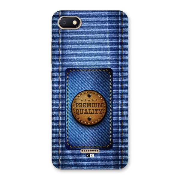 Premium Quality Denim Back Case for Redmi 6A