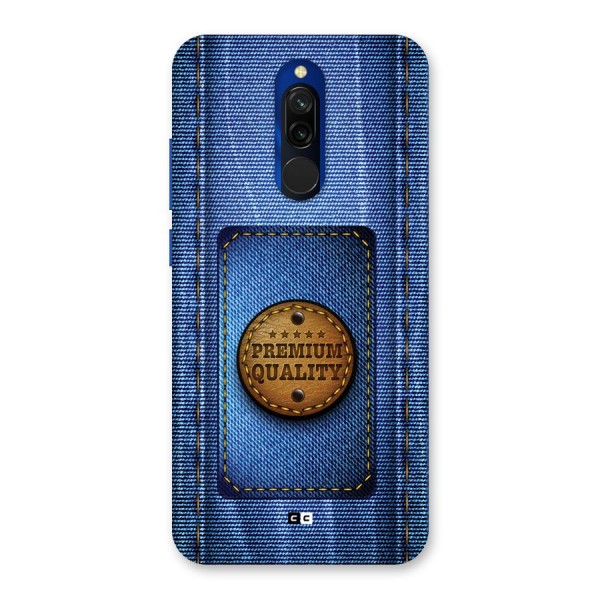 Premium Quality Denim Back Case for Redmi 8