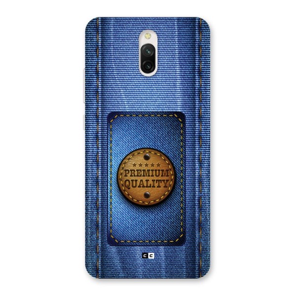 Premium Quality Denim Back Case for Redmi 8A Dual