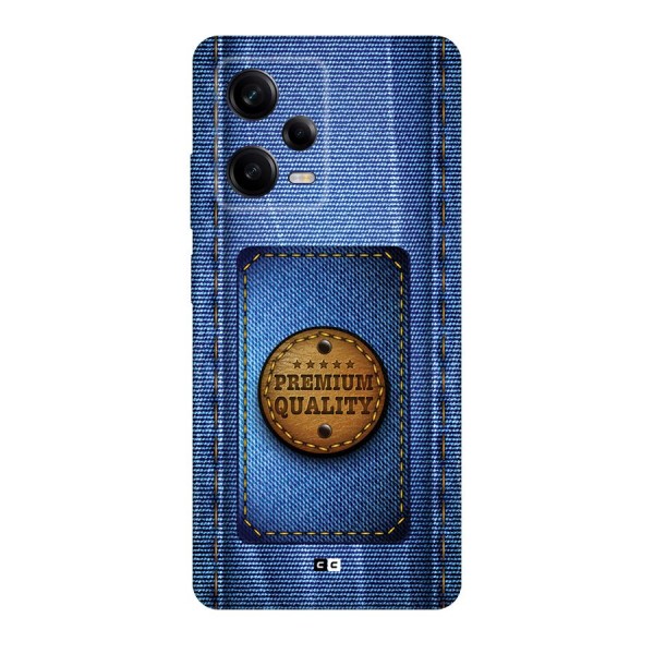 Premium Quality Denim Back Case for Redmi Note 12 Pro