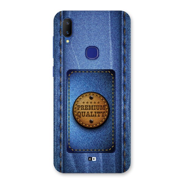 Premium Quality Denim Back Case for Vivo V11