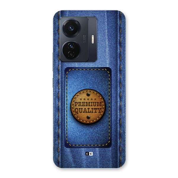 Premium Quality Denim Back Case for Vivo iQOO Z6 Pro