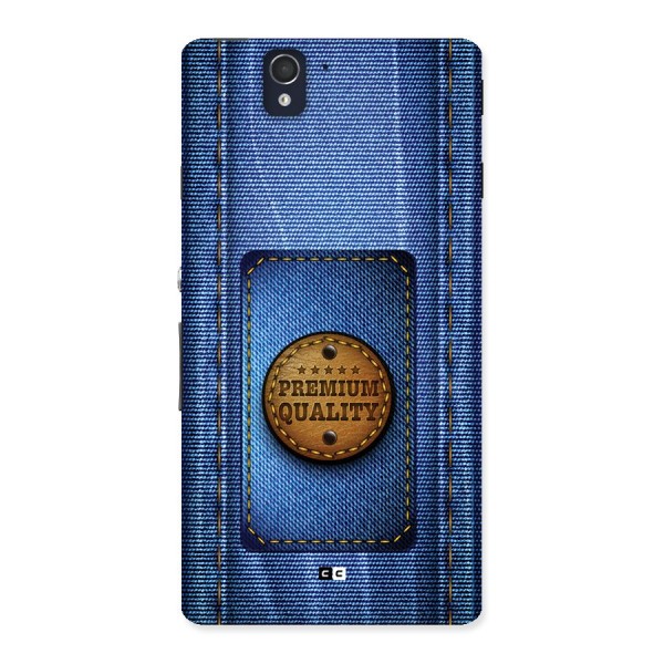 Premium Quality Denim Back Case for Xperia Z