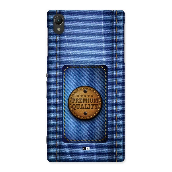 Premium Quality Denim Back Case for Xperia Z1