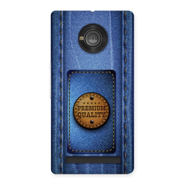 Premium Quality Denim Back Case for Yuphoria