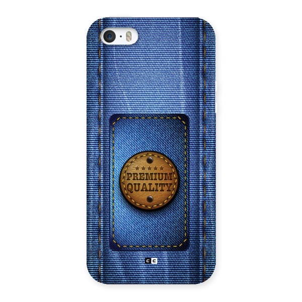 Premium Quality Denim Back Case for iPhone 5 5s