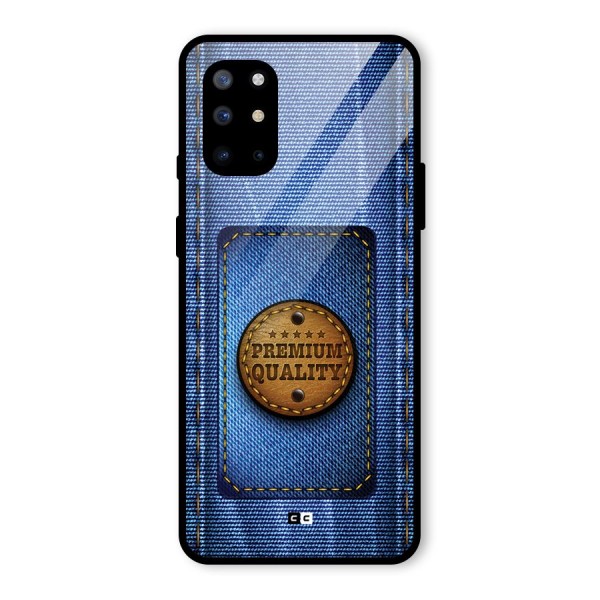 Premium Quality Denim Glass Back Case for OnePlus 8T