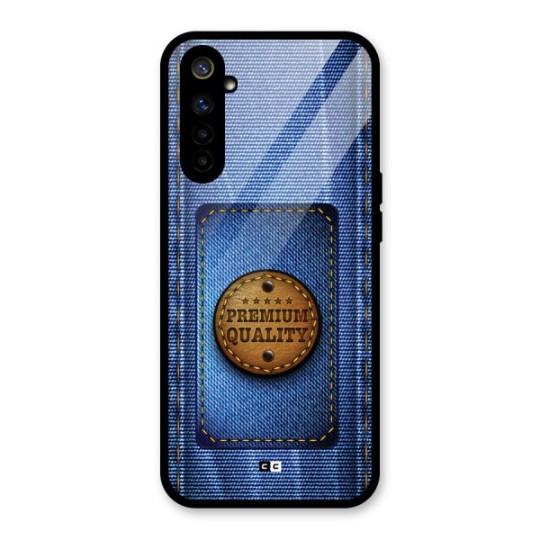 Premium Quality Denim Glass Back Case for Realme 6i