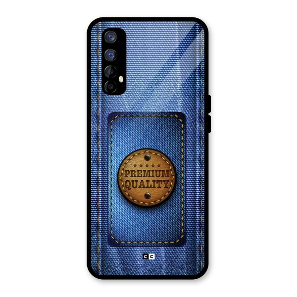 Premium Quality Denim Glass Back Case for Realme 7