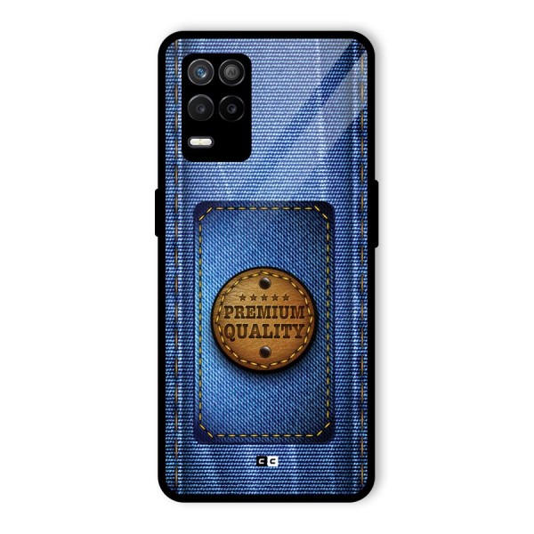 Premium Quality Denim Glass Back Case for Realme 9 5G