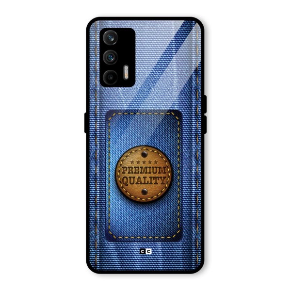 Premium Quality Denim Glass Back Case for Realme GT 5G