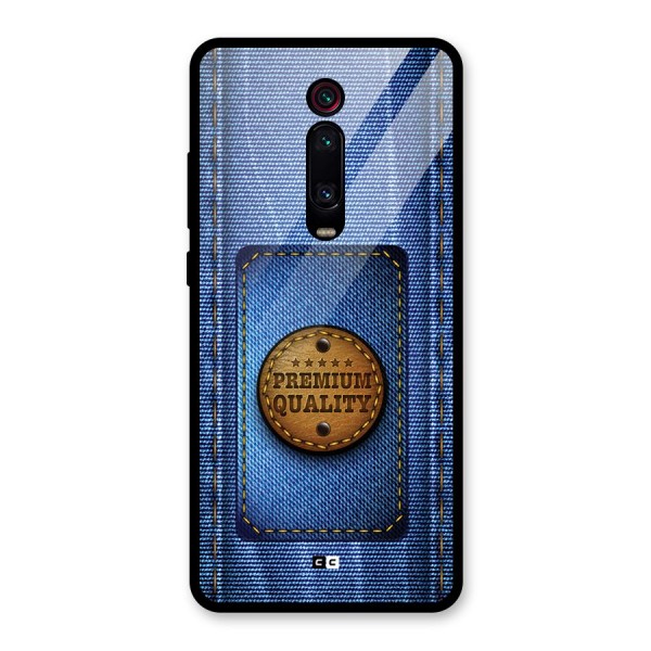 Premium Quality Denim Glass Back Case for Redmi K20 Pro