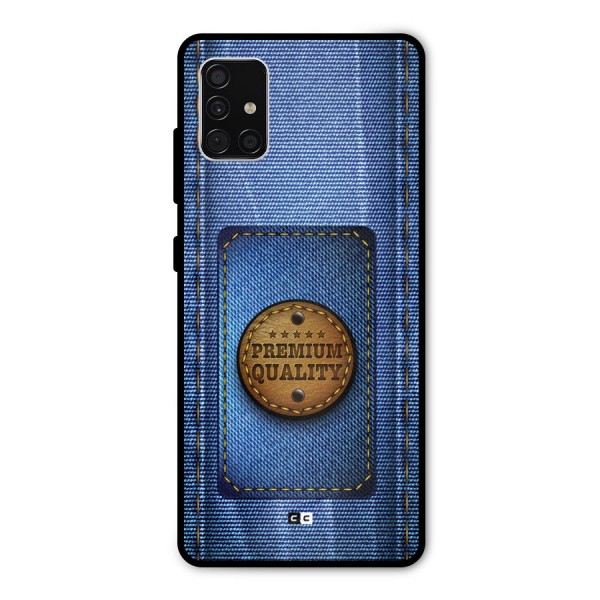 Premium Quality Denim Metal Back Case for Galaxy A51