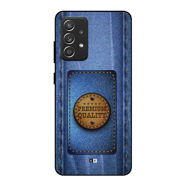 Premium Quality Denim Metal Back Case for Galaxy A52