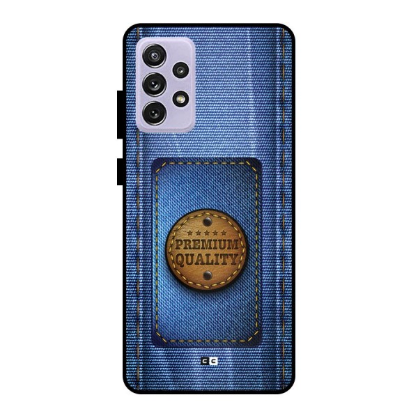 Premium Quality Denim Metal Back Case for Galaxy A72