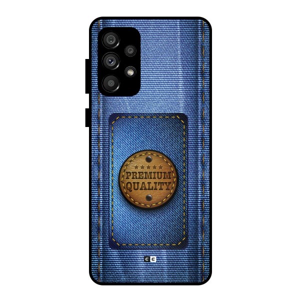 Premium Quality Denim Metal Back Case for Galaxy A73 5G