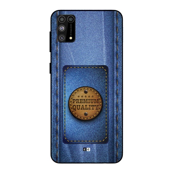 Premium Quality Denim Metal Back Case for Galaxy F41