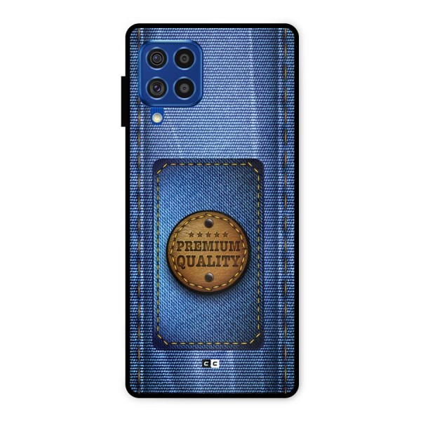 Premium Quality Denim Metal Back Case for Galaxy F62