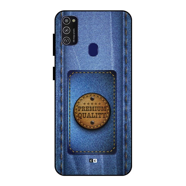 Premium Quality Denim Metal Back Case for Galaxy M21