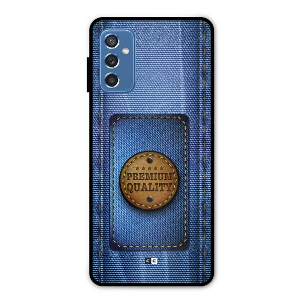 Premium Quality Denim Metal Back Case for Galaxy M52 5G