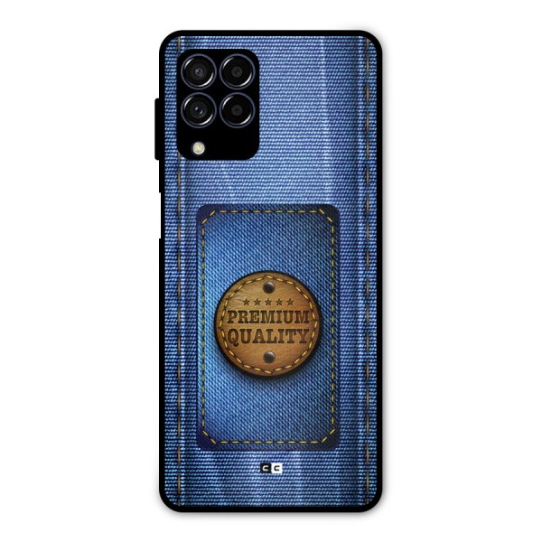 Premium Quality Denim Metal Back Case for Galaxy M53 5G