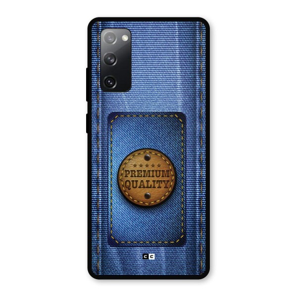 Premium Quality Denim Metal Back Case for Galaxy S20 FE