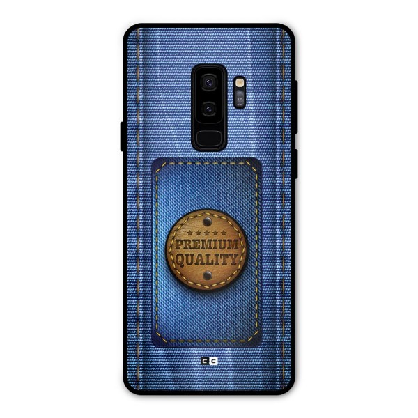 Premium Quality Denim Metal Back Case for Galaxy S9 Plus