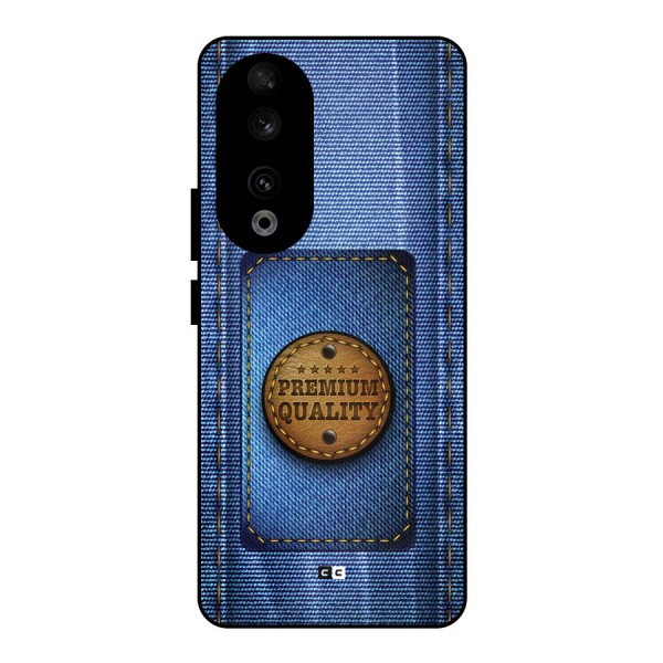 Premium Quality Denim Metal Back Case for Honor 90