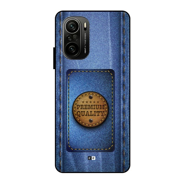 Premium Quality Denim Metal Back Case for Mi 11X Pro