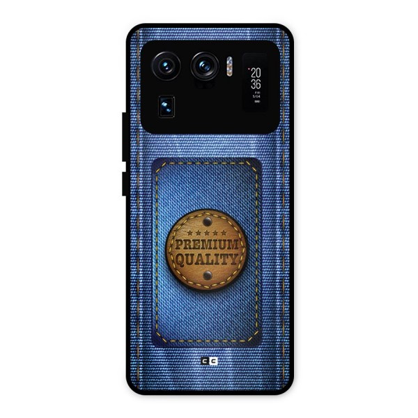 Premium Quality Denim Metal Back Case for Mi 11 Ultra