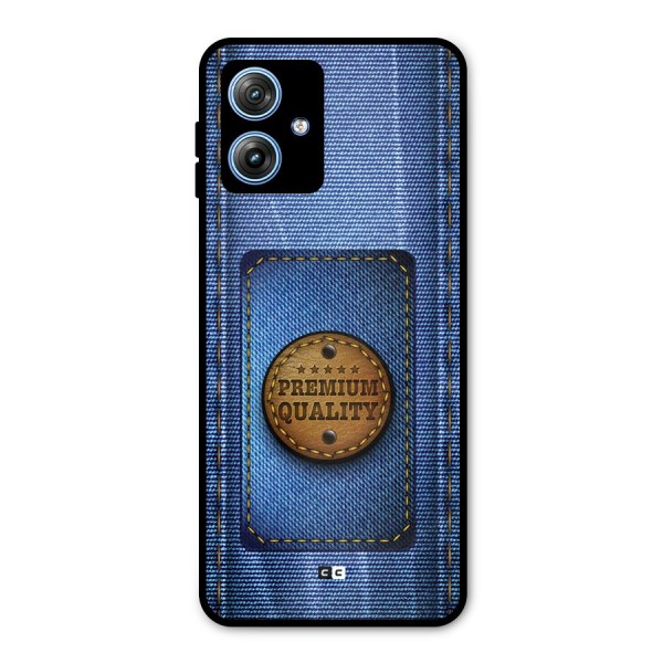 Premium Quality Denim Metal Back Case for Moto G54