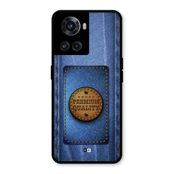 Premium Quality Denim Metal Back Case for OnePlus 10R