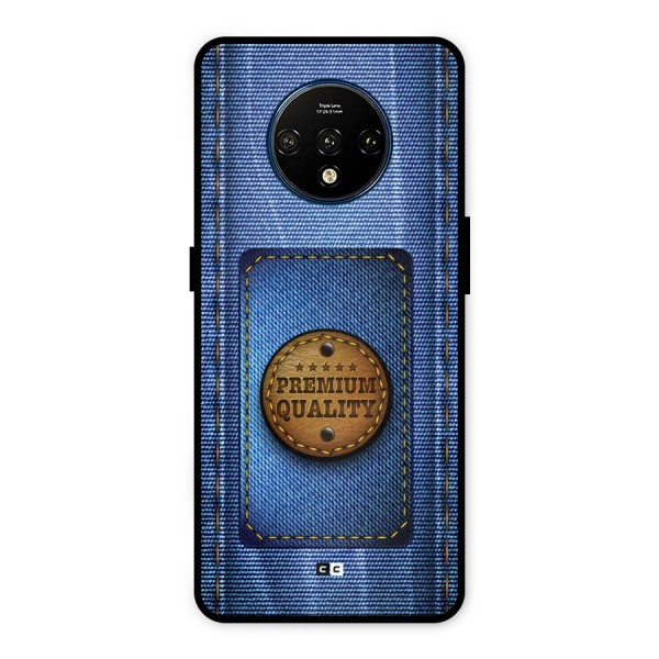 Premium Quality Denim Metal Back Case for OnePlus 7T