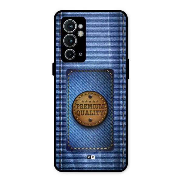 Premium Quality Denim Metal Back Case for OnePlus 9RT 5G