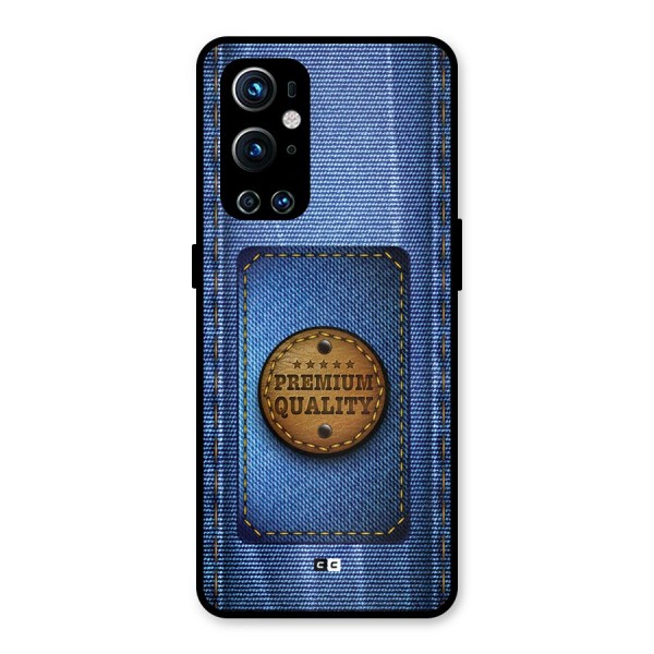 Premium Quality Denim Metal Back Case for OnePlus 9 Pro