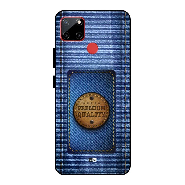 Premium Quality Denim Metal Back Case for Realme C12