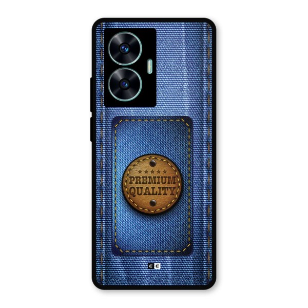 Premium Quality Denim Metal Back Case for Realme C55