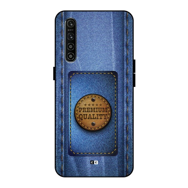 Premium Quality Denim Metal Back Case for Realme XT