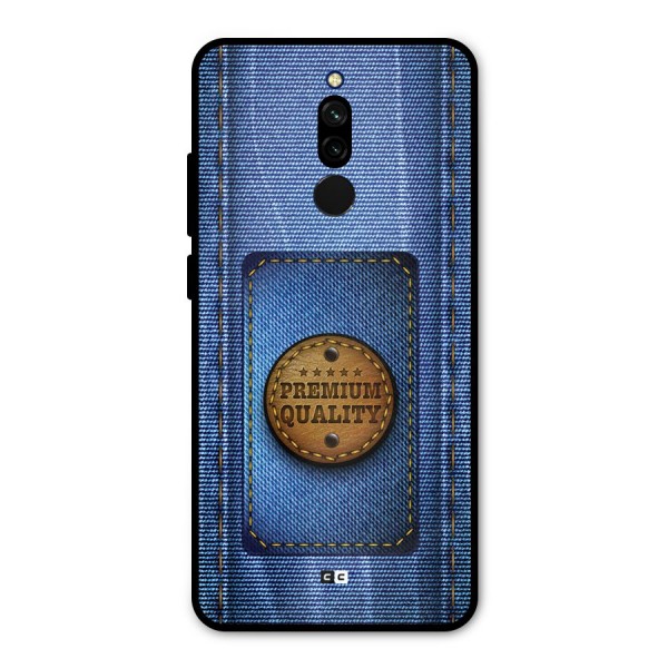 Premium Quality Denim Metal Back Case for Redmi 8