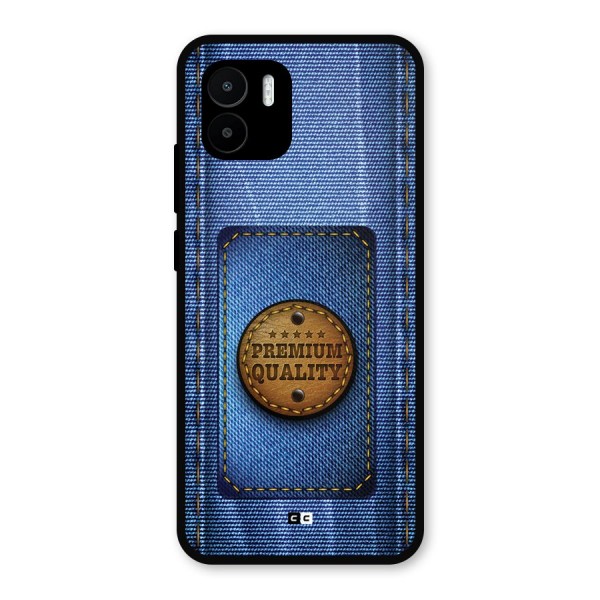 Premium Quality Denim Metal Back Case for Redmi A1