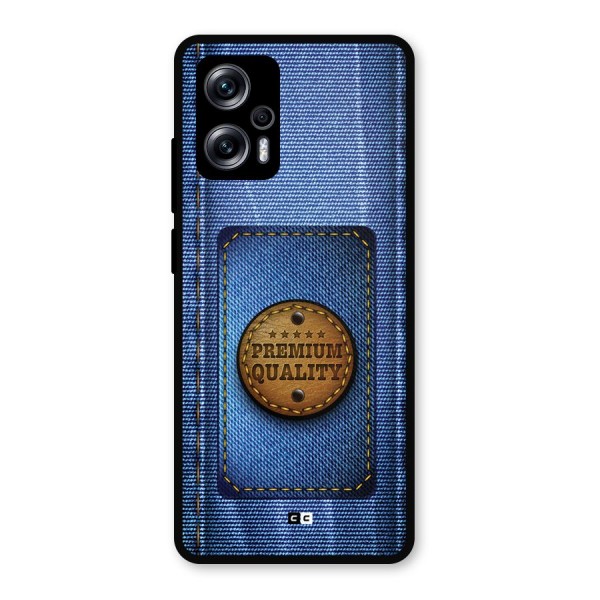 Premium Quality Denim Metal Back Case for Redmi K50i