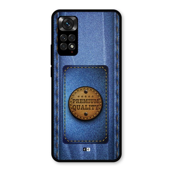 Premium Quality Denim Metal Back Case for Redmi Note 11