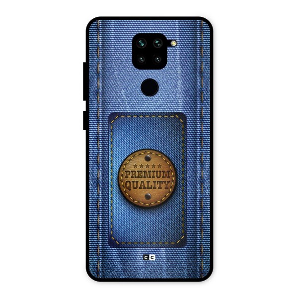 Premium Quality Denim Metal Back Case for Redmi Note 9