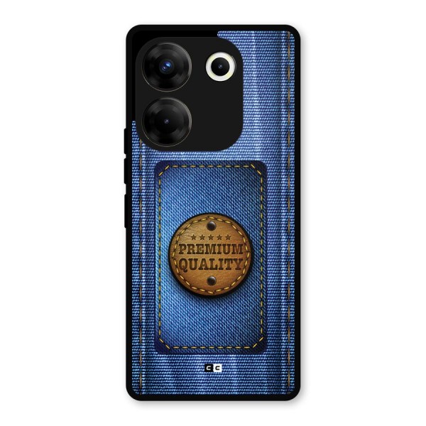 Premium Quality Denim Metal Back Case for Tecno Camon 20