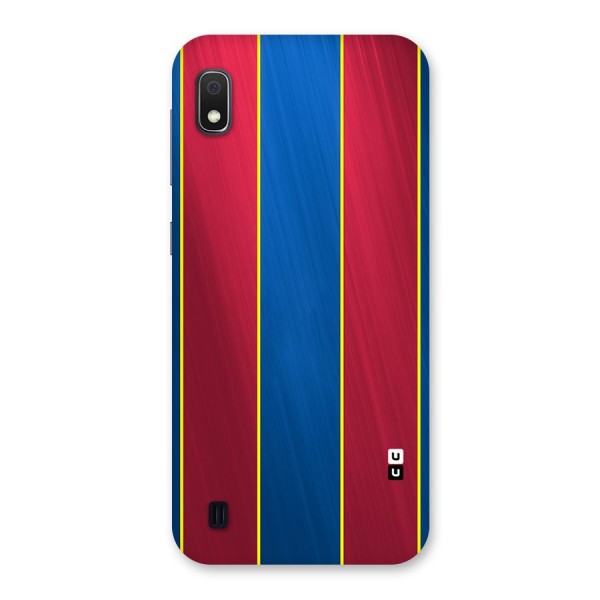 Premium Vertical Stripes Back Case for Galaxy A10