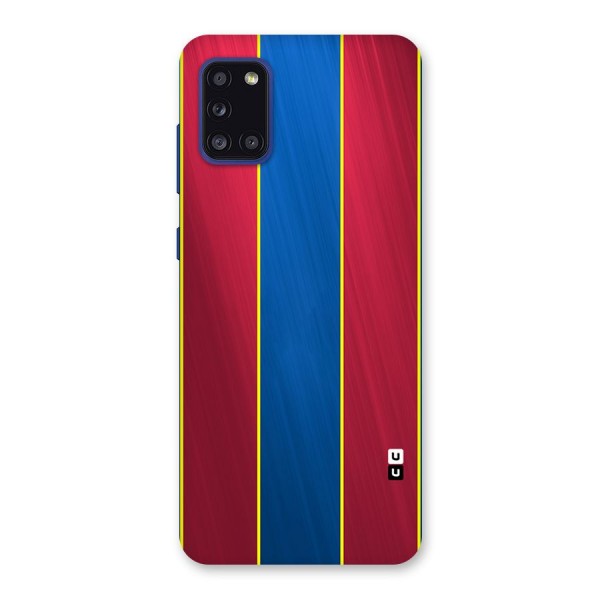 Premium Vertical Stripes Back Case for Galaxy A31